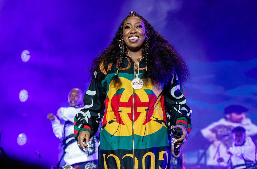 Missy Elliott performs during the 2018 Essence Festival at the Mercedes-Benz Superdome on July 7, 2018 in New Orleans.