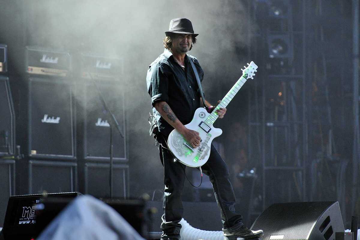 Motörhead guitarist Phil Campbell at Wacken Open Air 2013.