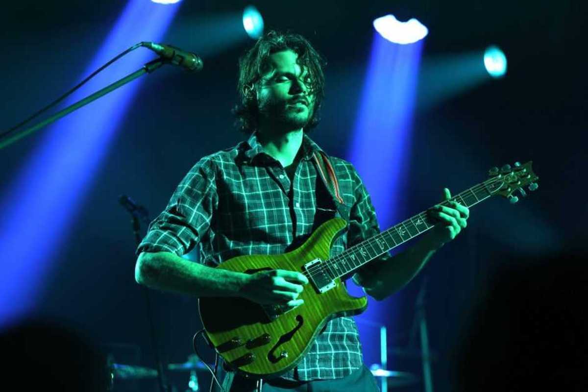NASHVILLE, TENNESSEE - MARCH 30: Rick Mitarotonda of the band Goose performs at the Ryman Auditorium on March 30, 2023 in Nashville, Tennessee. (Photo by Jason Kempin/Getty Images)