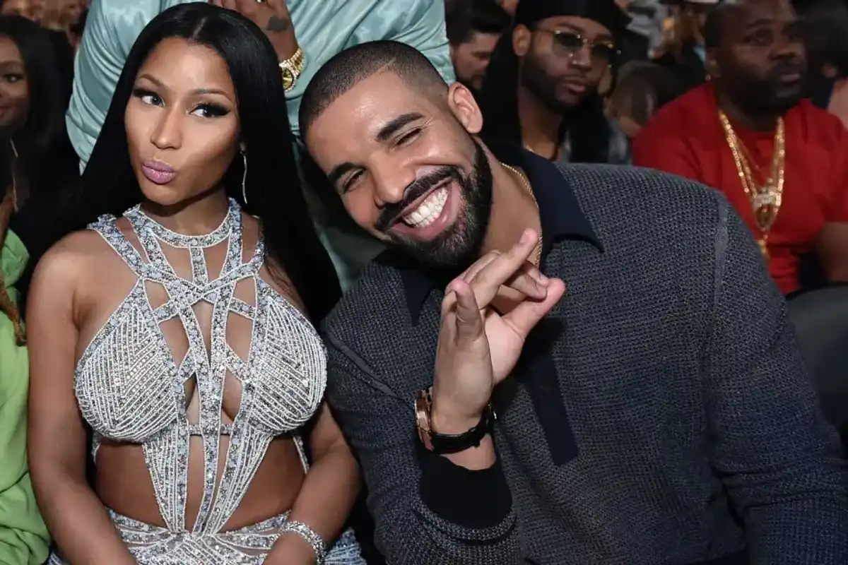 Nicki Minaj and Drake attend the 2017 Billboard Music Awards at T-Mobile Arena on May 21, 2017, in Las Vegas.