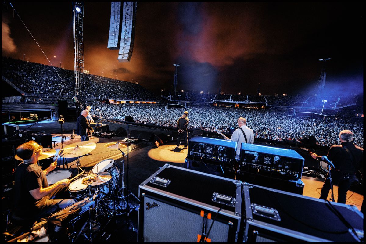 Oasis at Rogers Stadium in Toronto, Ontario, Canada for night 1 of their Oasis Live '25 Tour on Sunday, August 24, 2025.