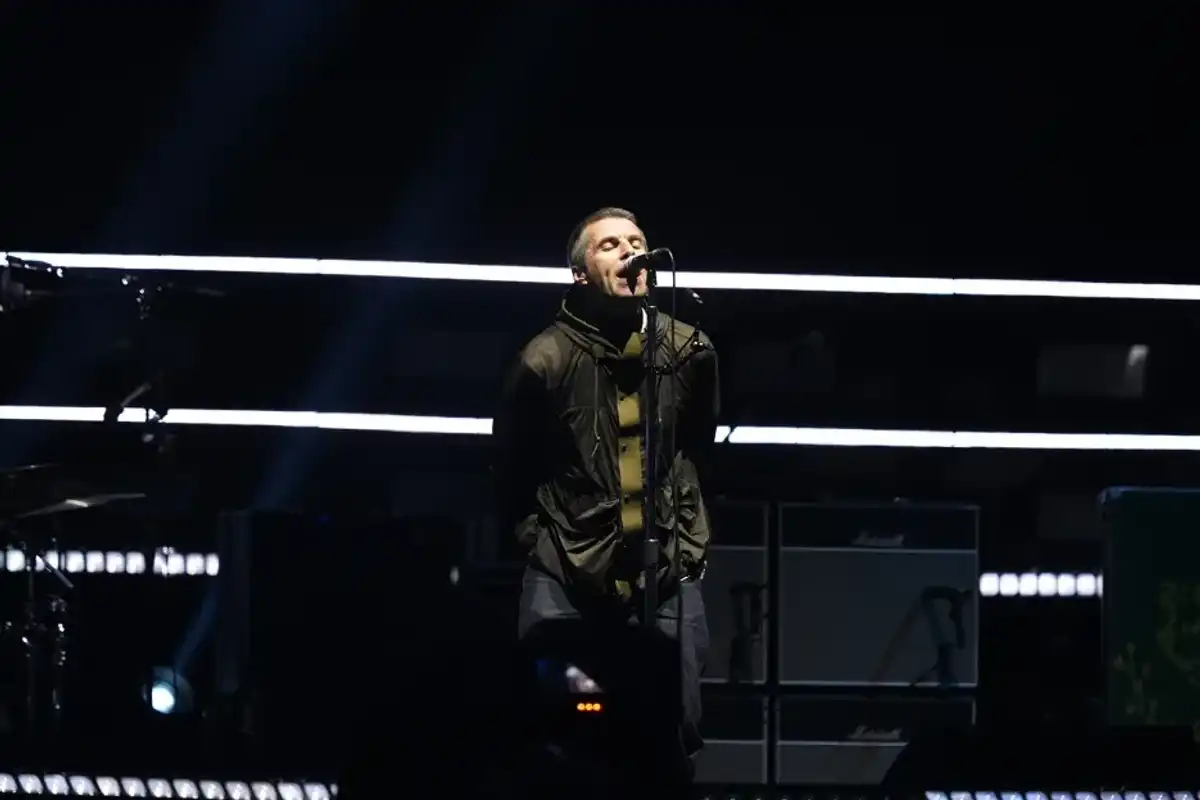 Oasis' Liam Gallagher performs at the Principality Stadium in Cardiff, Wales, for the band's long-awaited reunion tour kick-off in Wales. Picture date: Friday July 4, 2025.