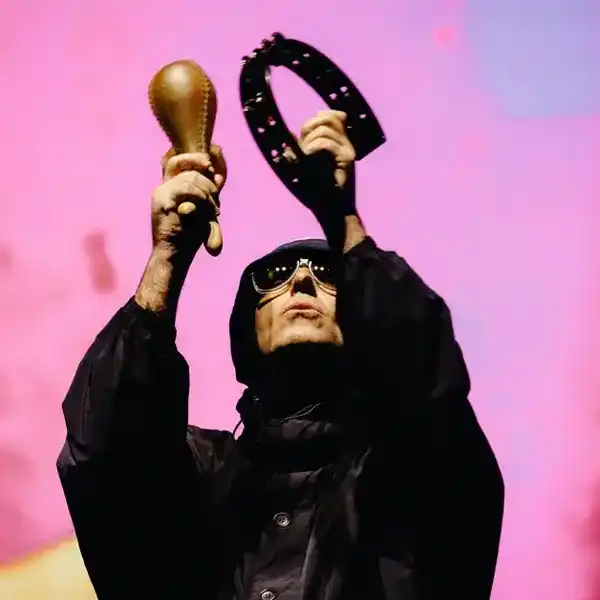 Oasis performs at the Rose Bowl in Pasadena, California, on September 7, 2025.