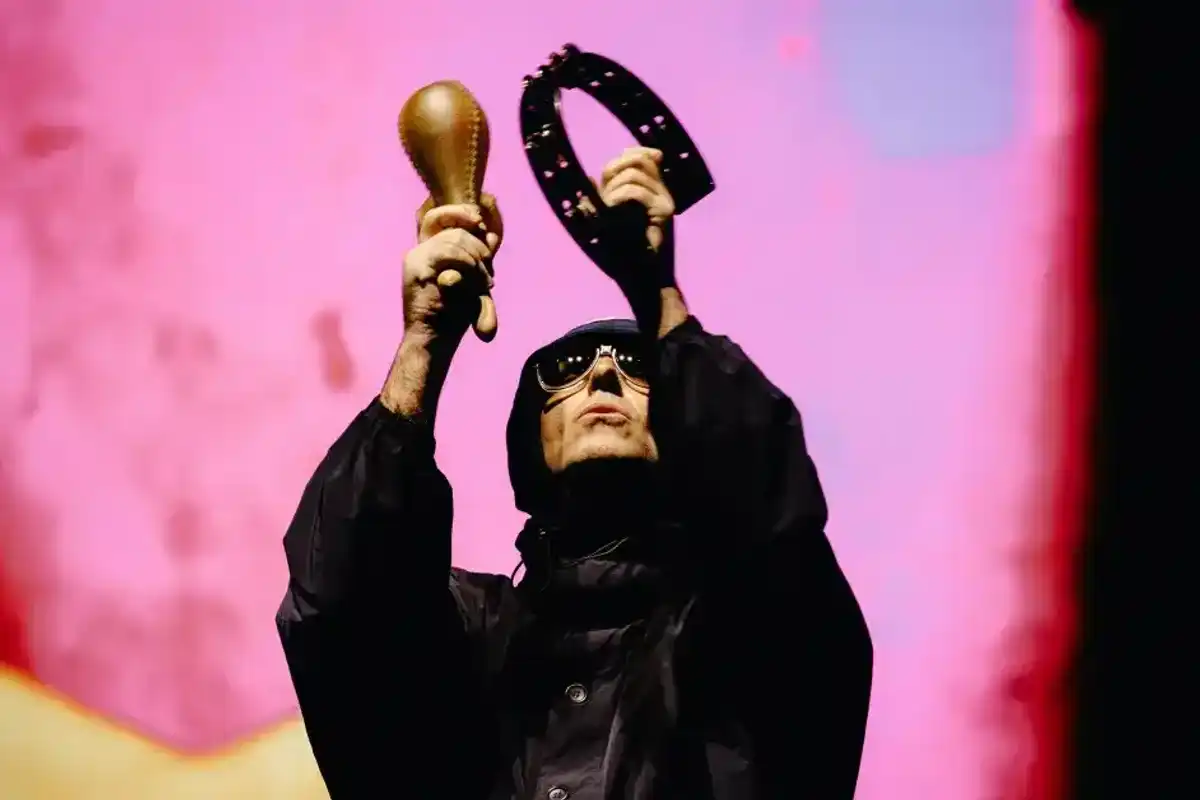 Oasis performs at the Rose Bowl in Pasadena, California, on September 7, 2025.