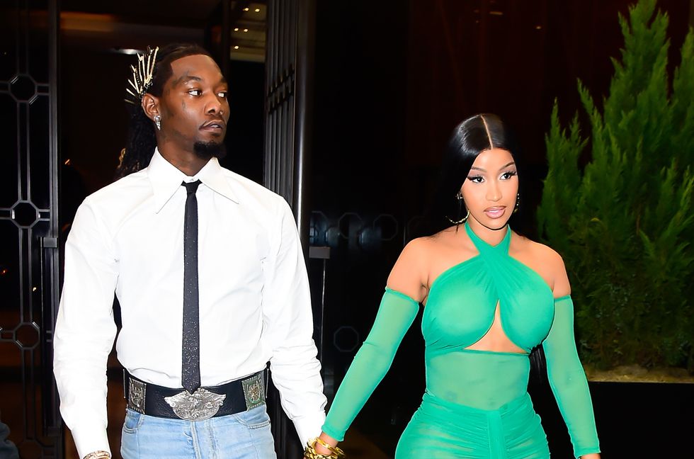 Offset and Cardi B are seen on Sept. 13, 2023 in New York City.