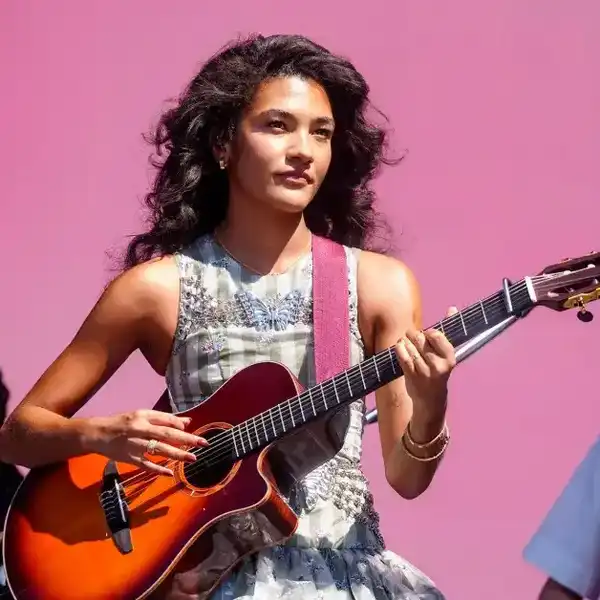 Olivia Dean performs during 2025 Austin City Limits Music Festival at Zilker Park on October 11, 2025 in Austin, Texas.