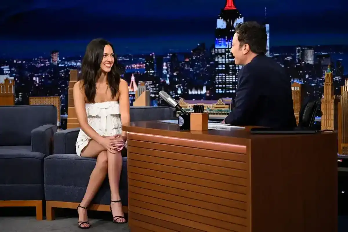 Olivia Rodrigo during an interview on 'The Tonight Show Starring Jimmy Fallon' April 30, 2026.