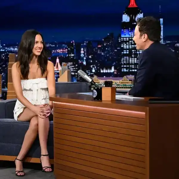 Olivia Rodrigo during an interview on 'The Tonight Show Starring Jimmy Fallon' April 30, 2026.