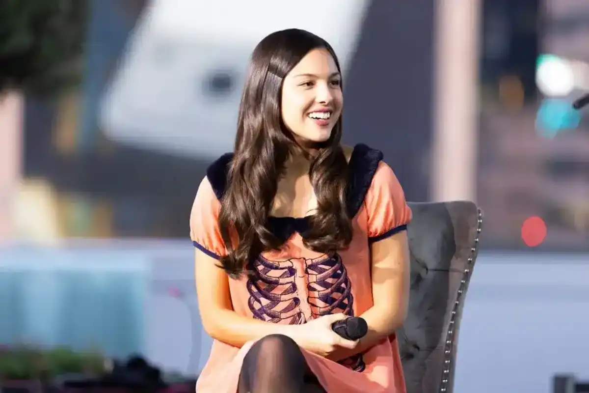 Olivia Rodrigo speaks onstage during Olivia Rodrigo exhibit and program at Grammy Museum on September 01, 2026 in Los Angeles, California.