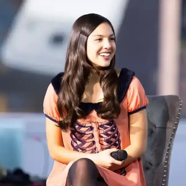 Olivia Rodrigo speaks onstage during Olivia Rodrigo exhibit and program at Grammy Museum on September 01, 2026 in Los Angeles, California.