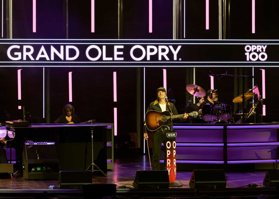 Owen Riegling backstage at the Grand Ole Opry in Nashville on April 22, 2026.