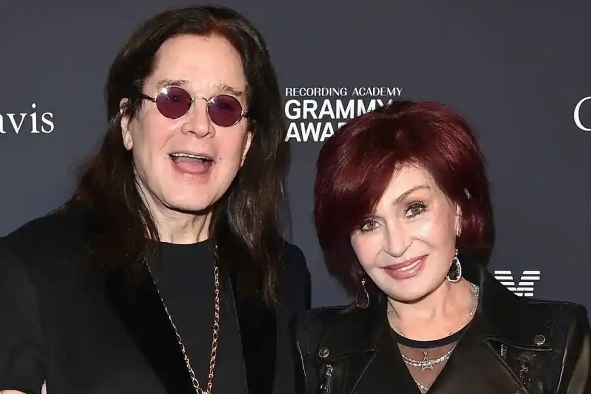 Ozzy Osbourne and Sharon Osbourne attend the Pre-Grammy Gala at The Beverly Hilton Hotel on January 25, 2020, in Beverly Hills, California.