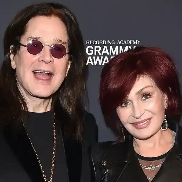 Ozzy Osbourne and Sharon Osbourne attend the Pre-Grammy Gala at The Beverly Hilton Hotel on January 25, 2020, in Beverly Hills, California.