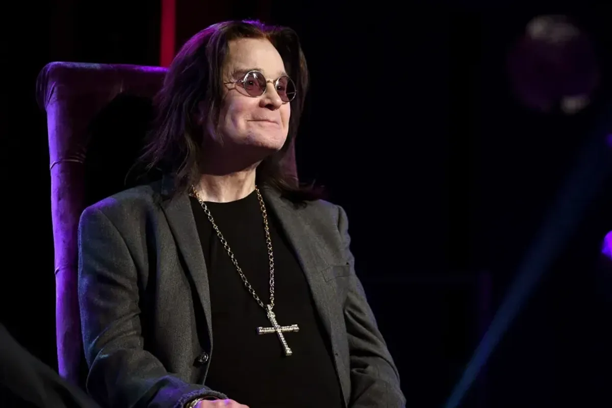 Ozzy Osbourne speaks onstage at iHeartRadio ICONS with Ozzy Osbourne: In Celebration of Ordinary Man at iHeartRadio Theater on February 24, 2020 in Burbank, California.