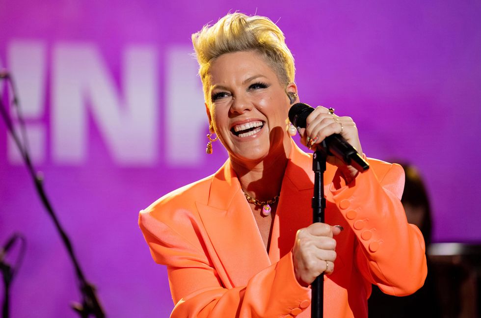 P!nk photographed on Feb. 21, 2023