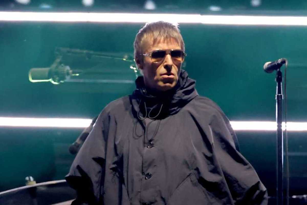 PASADENA, CALIFORNIA - SEPTEMBER 06: (EDITORIAL USE ONLY, NO COMMERCIAL USE, NO SPECIAL INTEREST OR SINGLE ARTIST PUBLICATION USE) Liam Gallagher of Oasis performs onstage during the Oasis Live '25 World Tour at Rose Bowl Stadium on September 06, 2025 in Pasadena, California. (Photo by Kevin Winter/Getty Images)