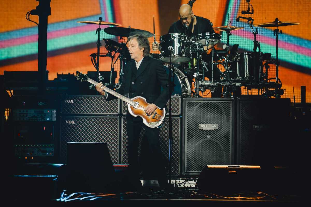 Paul McCartney at TD Coliseum in Hamilton, Ontario, on Nov. 21, 2025.