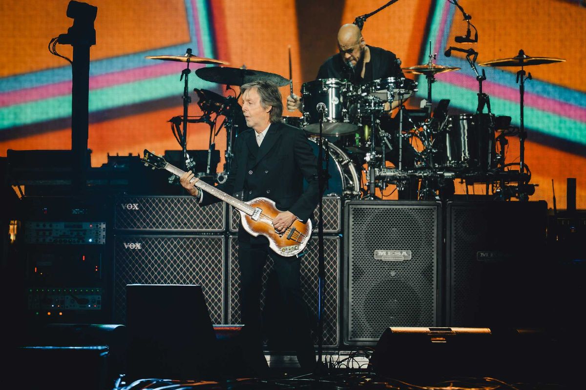 Paul McCartney at TD Coliseum in Hamilton, Ontario, on Nov. 21, 2025.