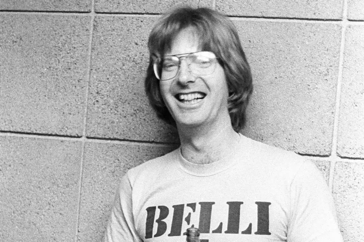 Phil Lesh of The Grateful Dead poses backstage at Robertson Gym on Feb. 27, 1977 at U.C Santa Barbara.