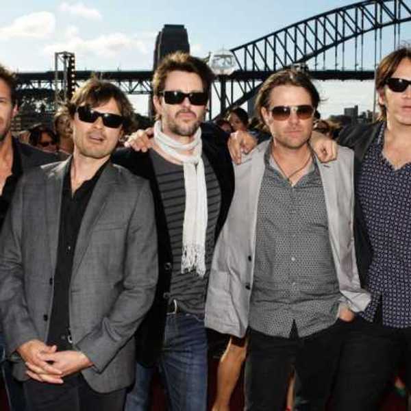 Powderfinger arrive on the red carpet at the 2010 ARIA Awards at the Sydney Opera House on Nov. 7, 2010 in Sydney.