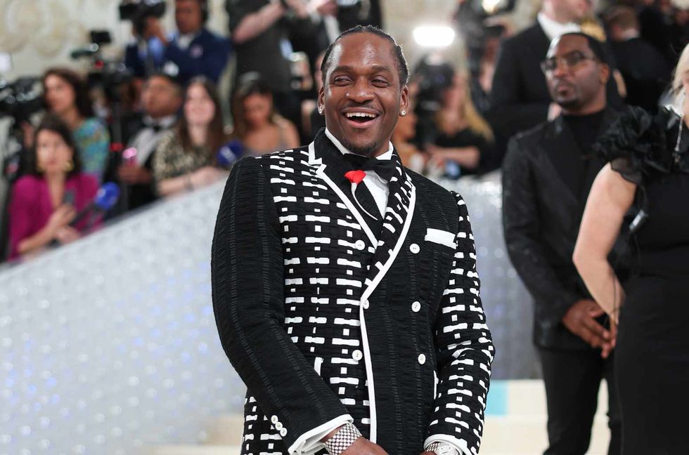 Pusha T at the 2023 Met Gala: Karl Lagerfeld: A Line of Beauty held at the Metropolitan Museum of Art on May 1, 2023 in New York, New York.