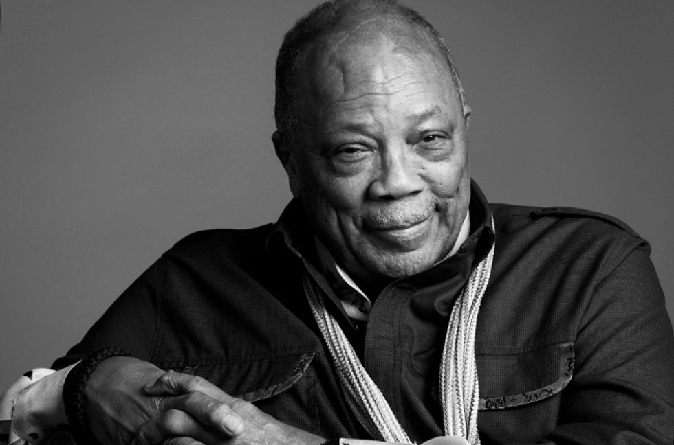 Quincy Jones poses for a portrait on Sept. 23, 2014 in New York. 