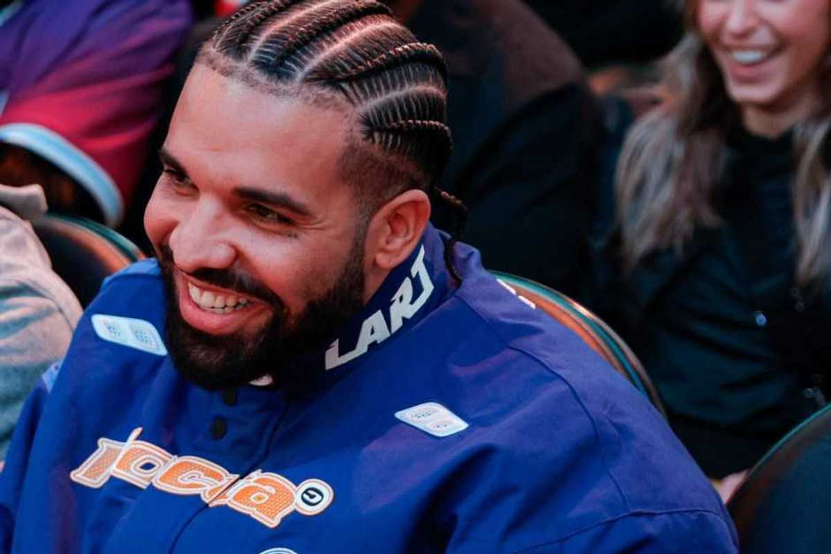 Rapper, songwriter, and icon Drake attends a game between the Houston Rockets and the Cleveland Cavaliers at Toyota Center on March 16, 2024 in Houston, Texas.