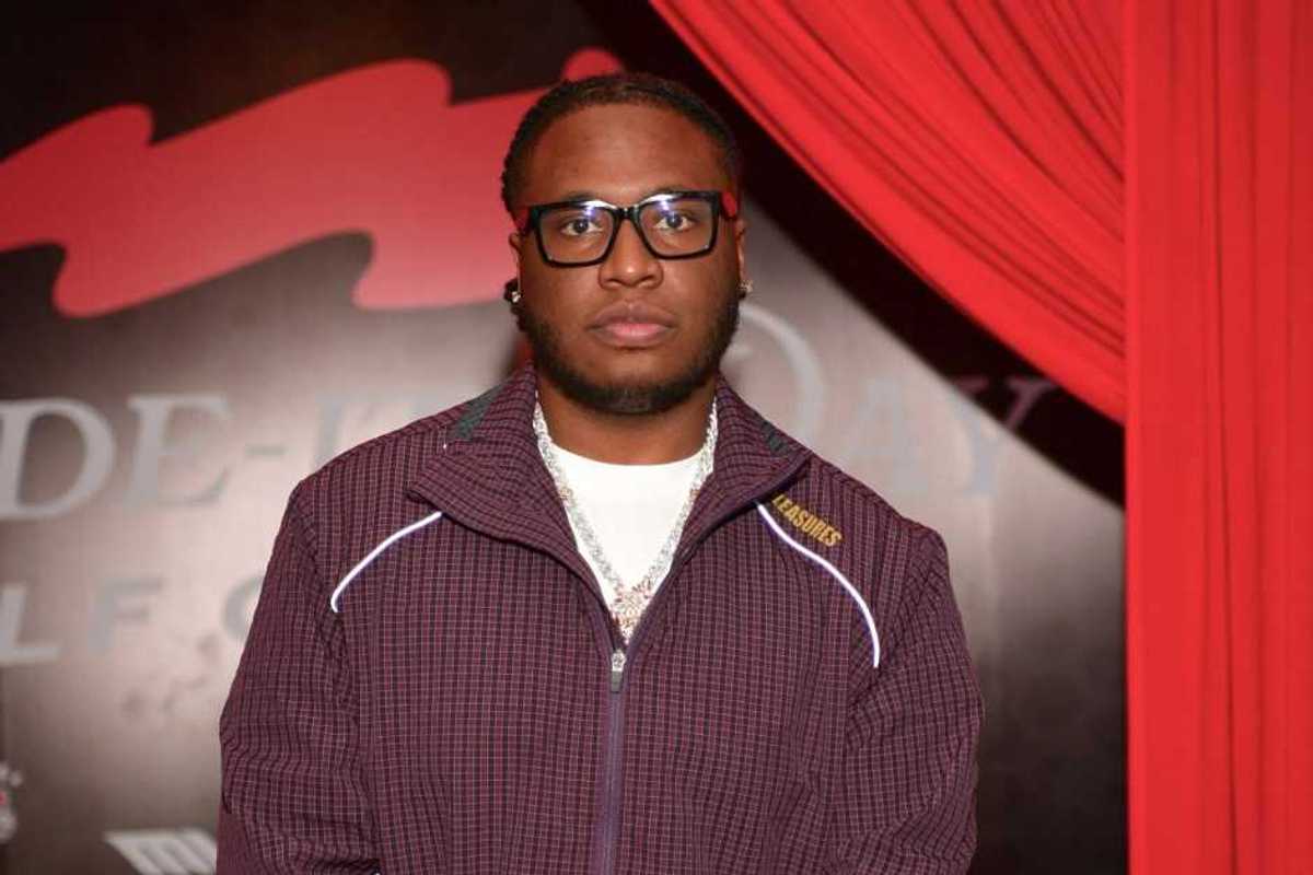 Record Producer Tay Keith attends Mike Will Made-It Day Golf Classic at White Columns Country Club on March 24, 2025 in Milton, Georgia.