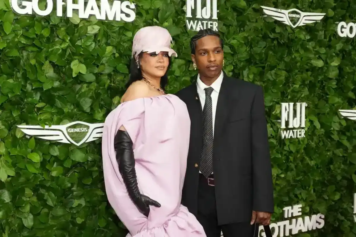 Rihanna and A$AP Rocky at the 35th Annual Gotham Film Awards held at Cipriani Wall Street on December 01, 2025 in New York, New York.