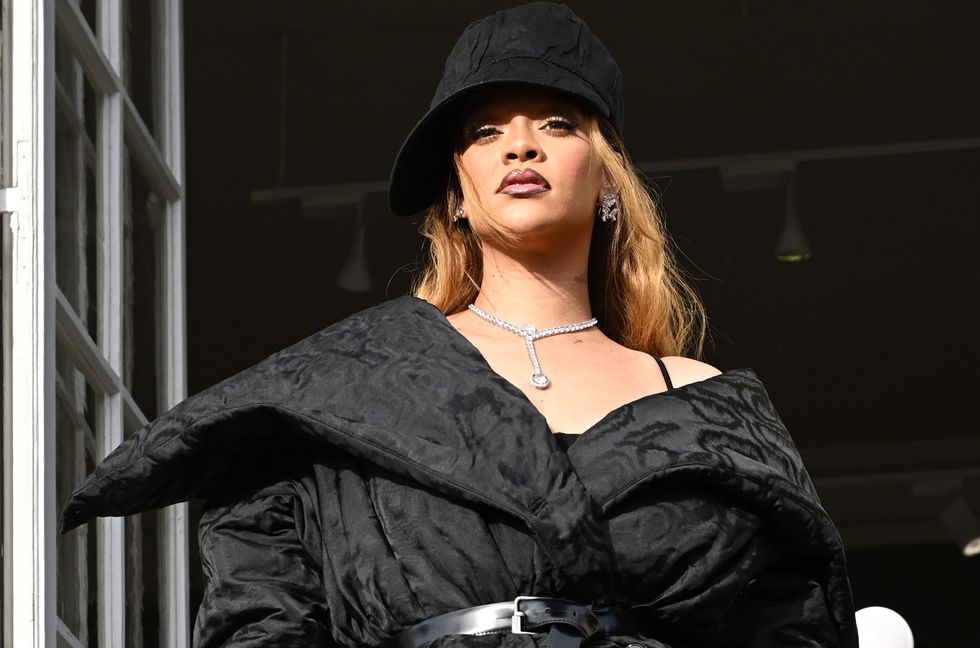 Rihanna attends the Christian Dior Haute Couture Spring/Summer 2024 show as part of Paris Fashion Week on Jan. 22, 2024 in Paris.