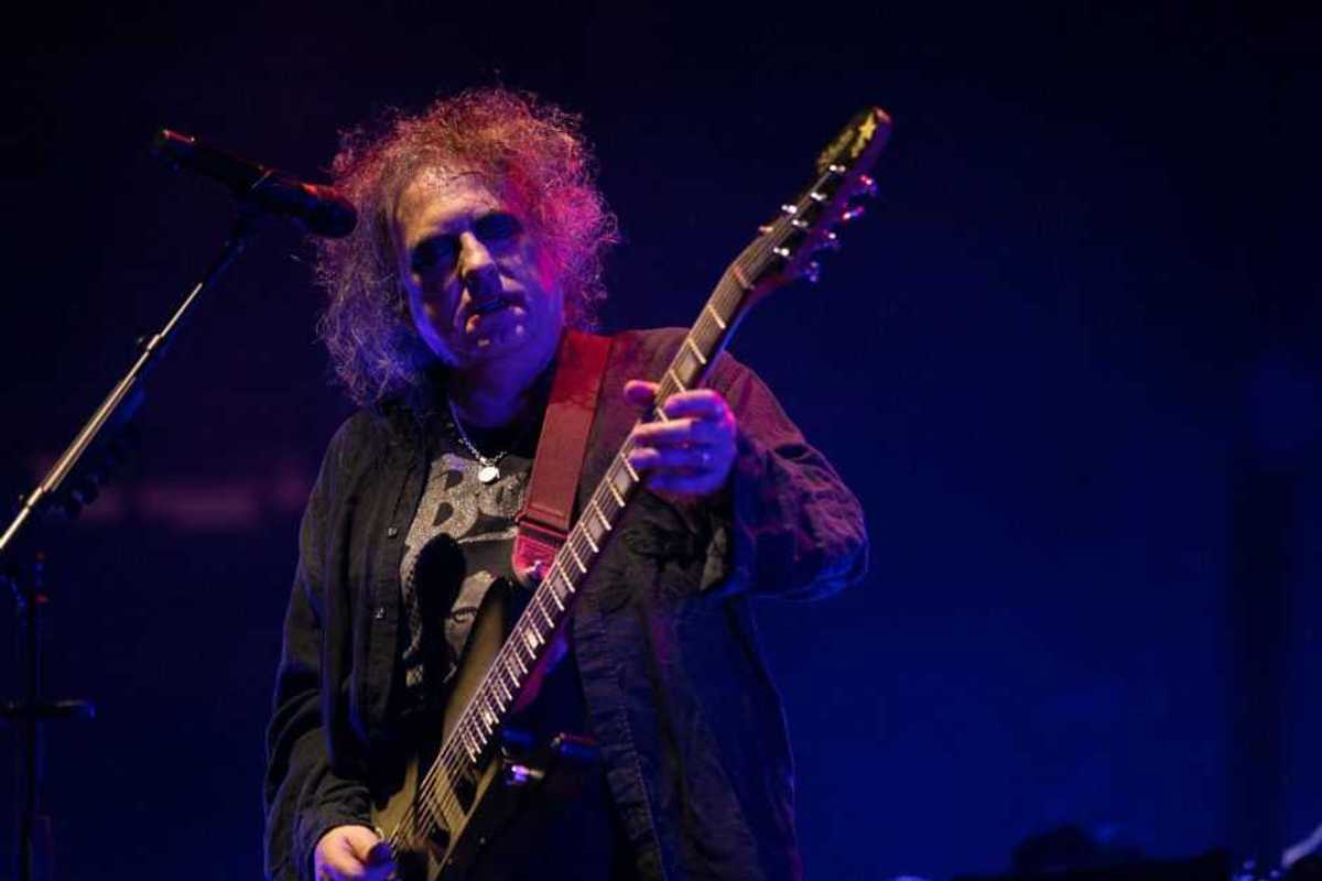 Robert Smith of The Cure performs at Madison Square Garden on June 20, 2023 in New York, New York.
