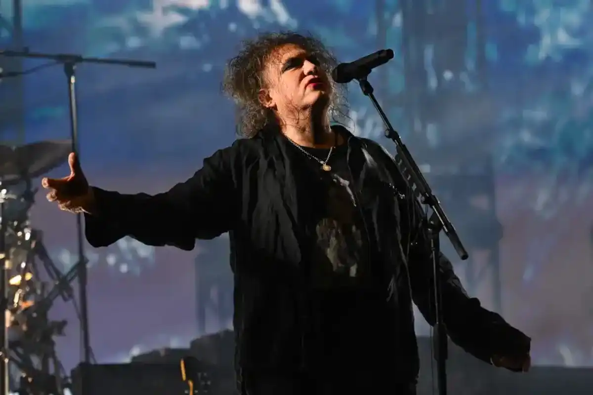 Robert Smith of The Cure performs during Riot Fest 2023 at Douglass Park on Sept. 17, 2023 in Chicago.