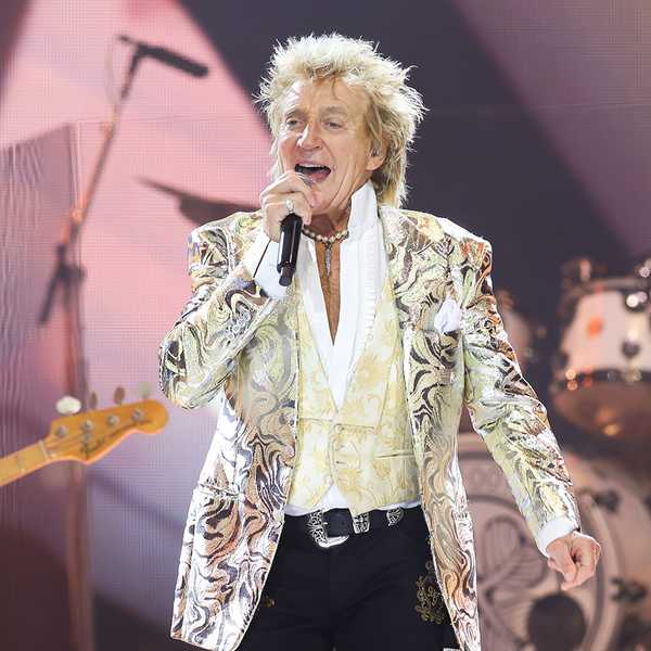 Rod Stewart performs on stage at Tele2 Arena on June 8, 2024 in Stockholm, Sweden.