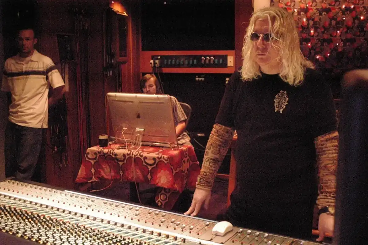 Roy Thomas Baker at the Village Recording Studio in Los Angeles, California on December 9, 2005.