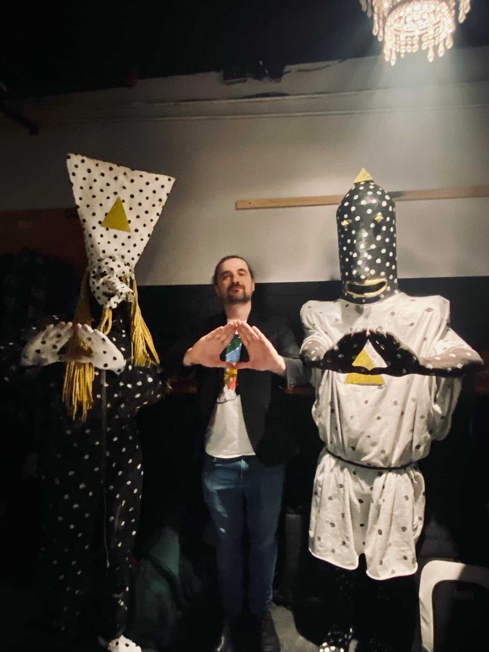 S\u00e9bastien Collin (center) and Angine de Poitrine