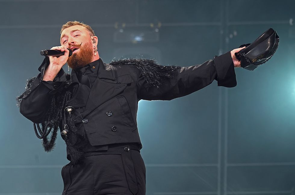 Sam Smith performs during the Pinkpop Festival on June 23, 2024 in Landgraaf, Netherlands.