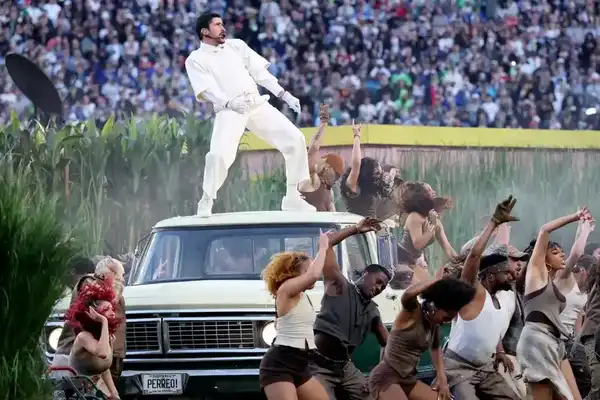 Bad Bunny Delivers ‘Together We Are America’ Message During Halftime Show Starring Lady Gaga, Ricky Martin & More