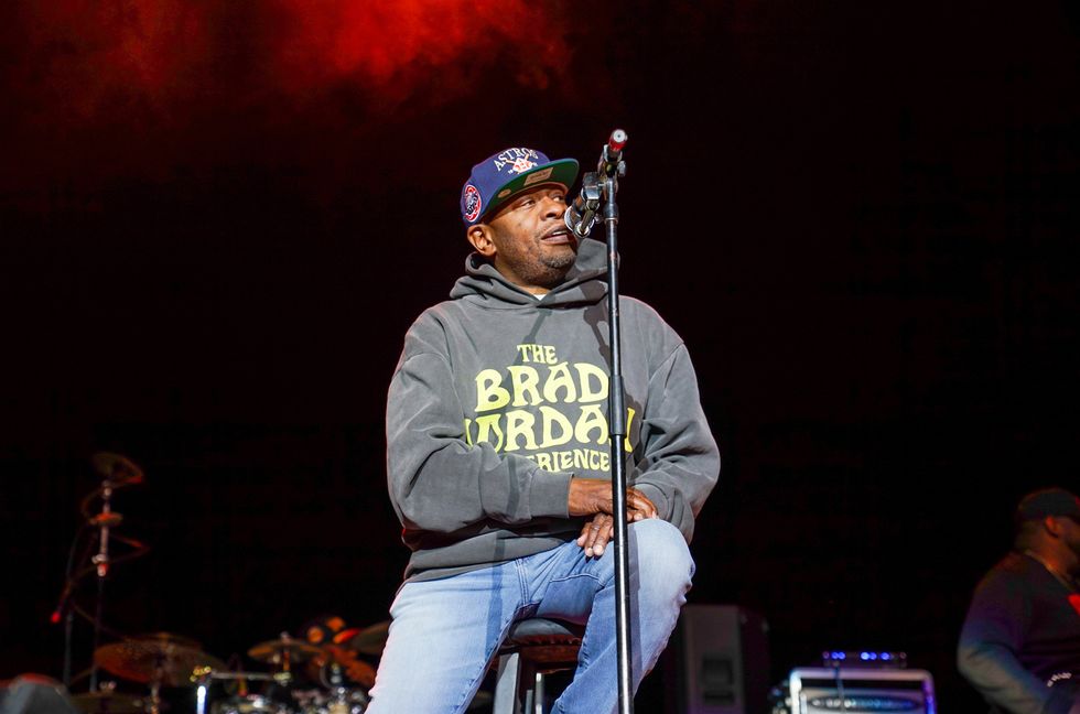 Scarface (Brad Jordan) performs with a live band during The Legends Concert at The Orion Amphitheater on April 12, 2024 in Huntsville, Alabama.