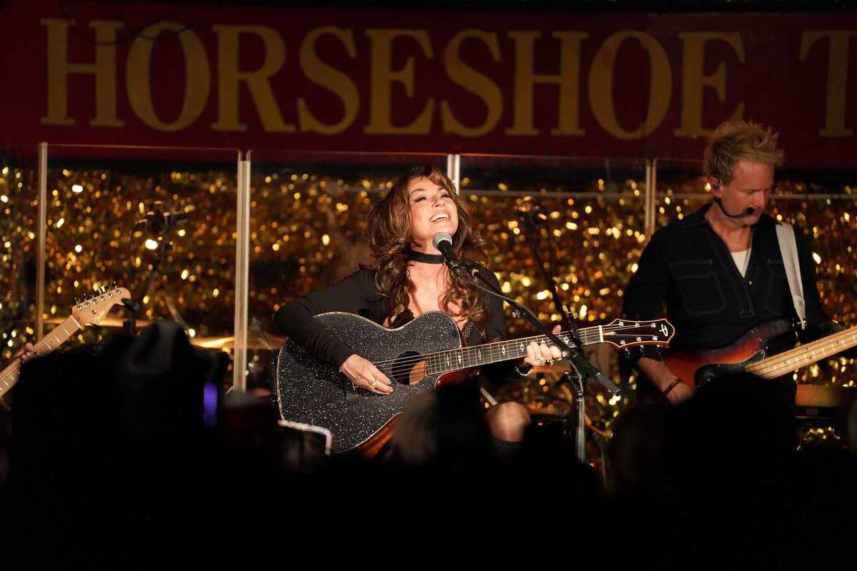 Shania Twain at the Horseshoe Tavern in Toronto on July 17, 2026.