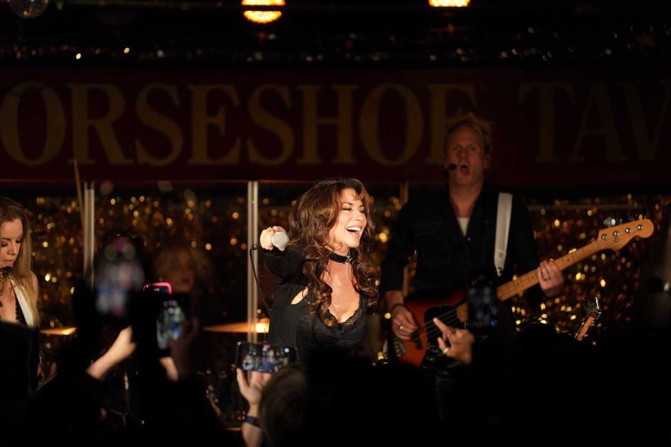 Shania Twain at the Horseshoe Tavern in Toronto on July 17, 2026.