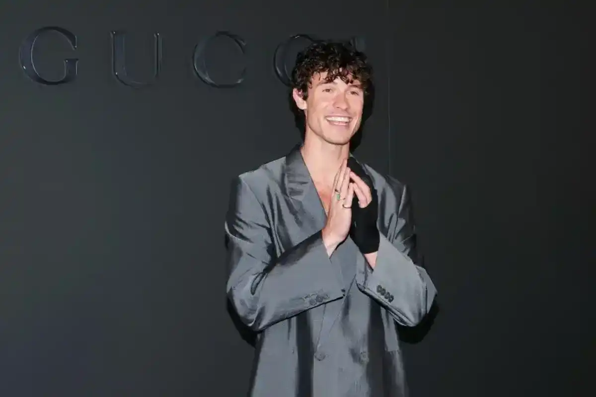 Shawn Mendes at the Gucci 2027 Cruise Collection Show on May 16, 2026 in New York, New York.