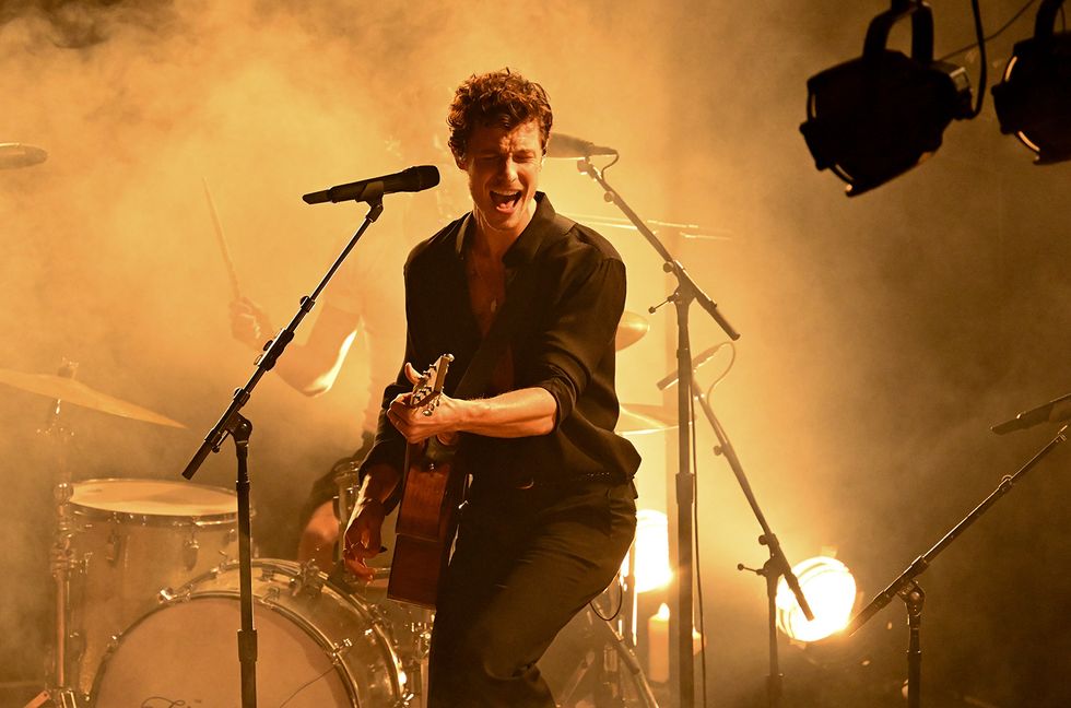 Shawn Mendes performs onstage at the 2024 MTV Video Music Awards held at UBS Arena on Sept. 11, 2024 in in Elmont, New York.