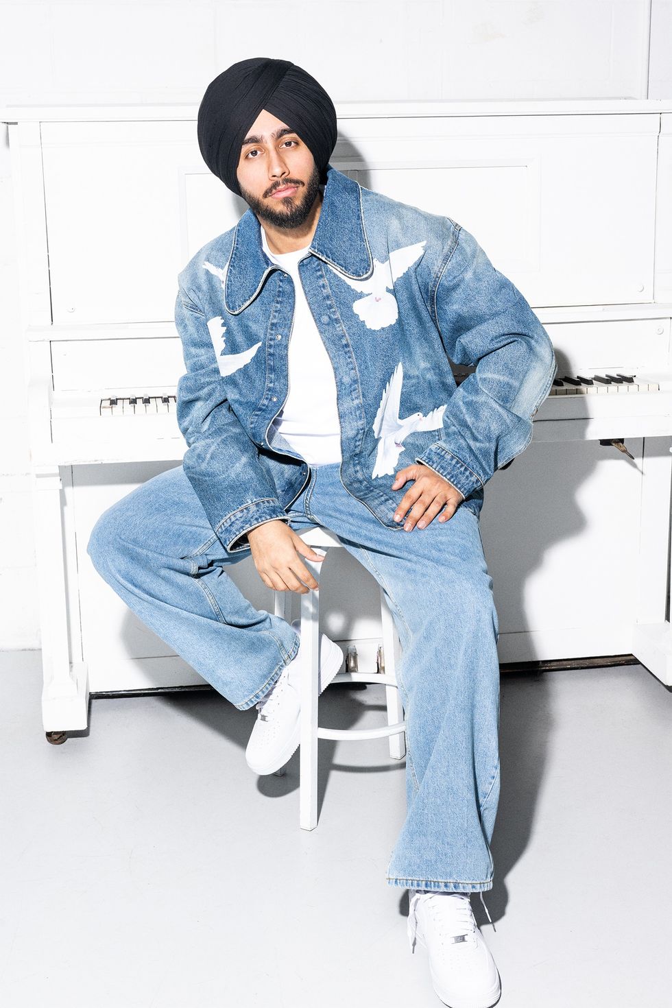 Shubh photographed by Lane Dorsey in Toronto in 2025. Styling by Aliecia Brissett.