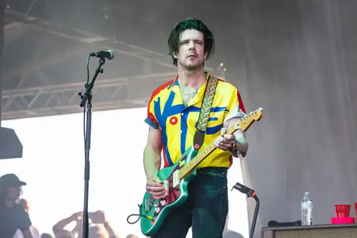Simon O'Connor of Modest Mouse performs live on stage during Kilby Block Party at Utah State Fairpark on May 16, 2026 in Salt Lake City, Utah.