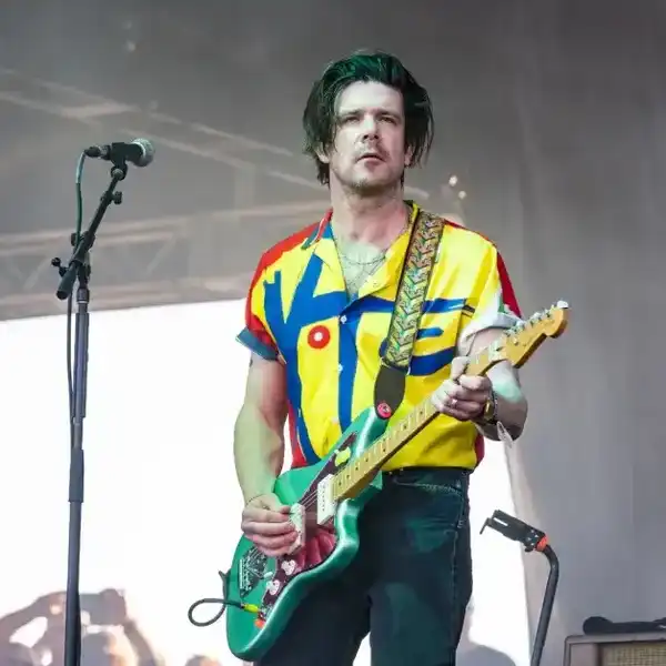 Simon O'Connor of Modest Mouse performs live on stage during Kilby Block Party at Utah State Fairpark on May 16, 2026 in Salt Lake City, Utah.