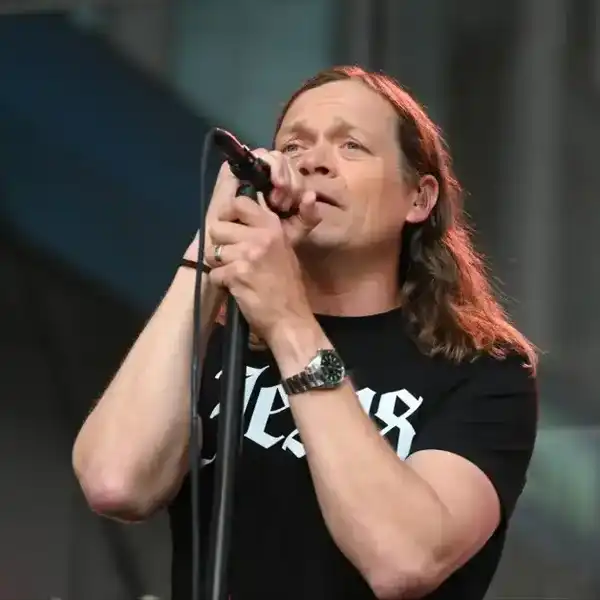 Singer Brad Arnold of 3 Doors Down performs at 2023 FOX & Friends' Summer Concert Series on May 26, 2023, in New York City.