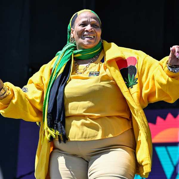 Sister Nancy performs on Day 2 of Mill Valley Music Festival at Friends Field on May 11, 2025 in Mill Valley, California.