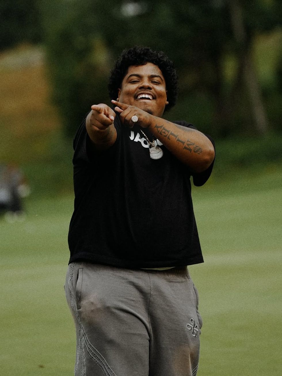 Smiley at OVO Charity Golf Classic 2025.