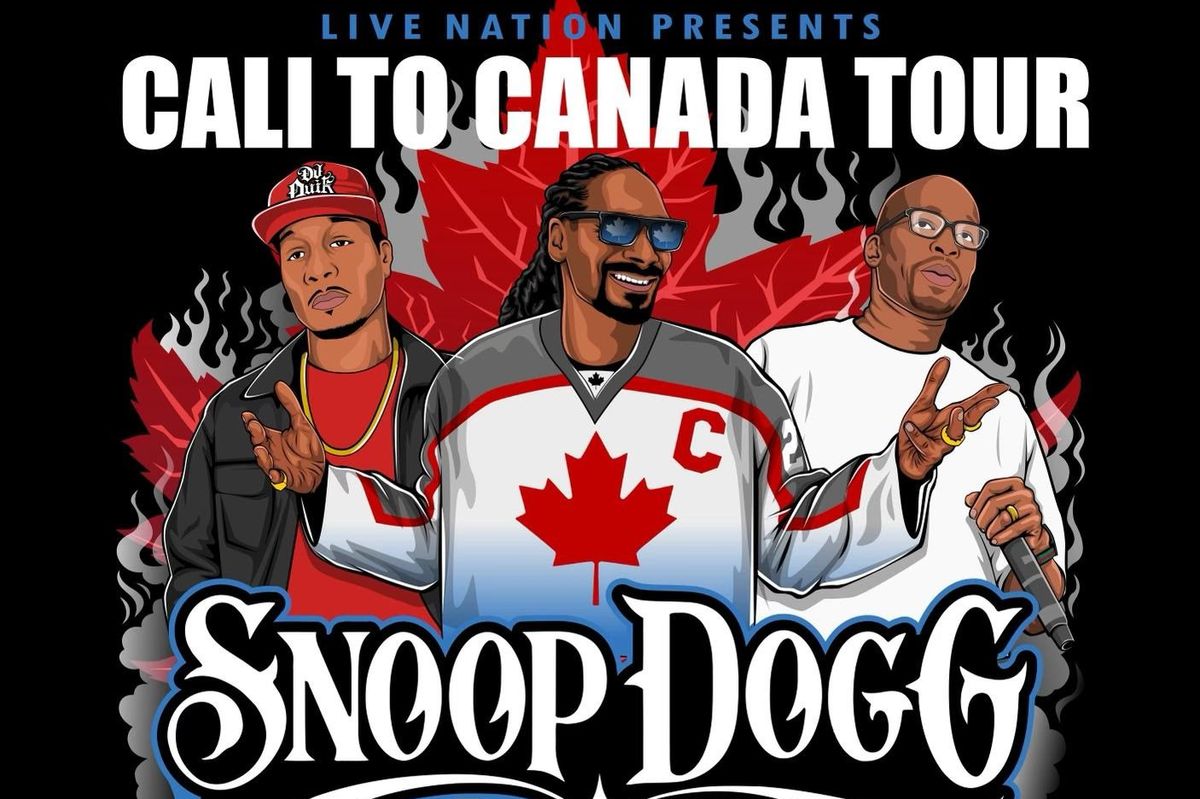 Snoop Dogg's Cali to Canada tour poster