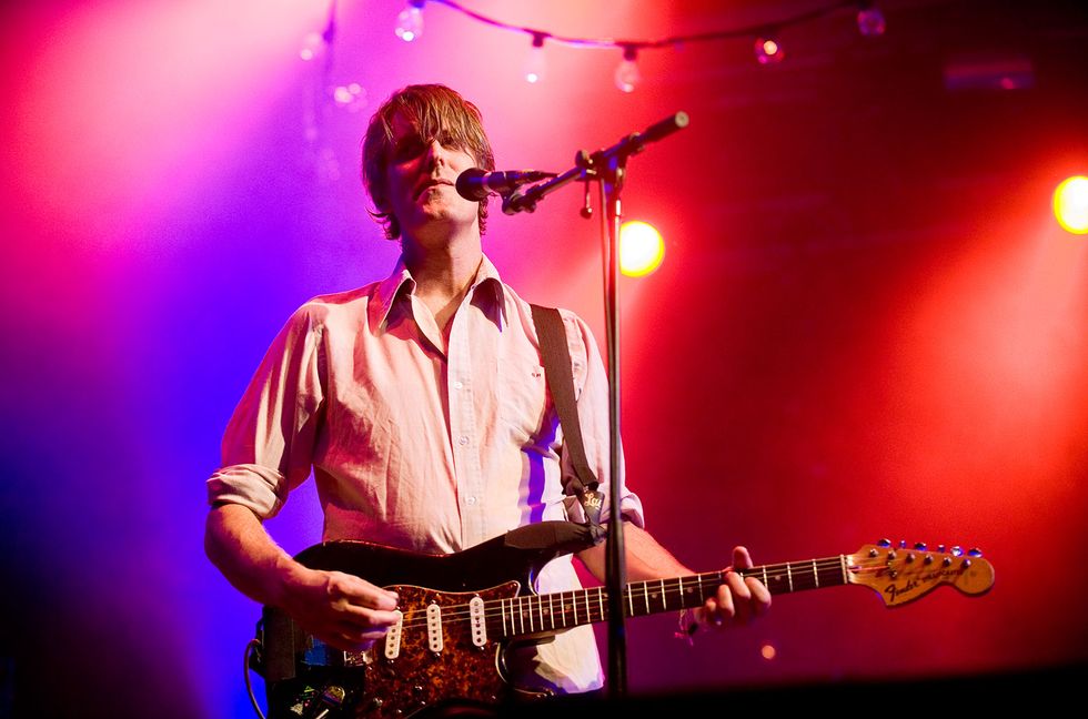 Stephen Malkmus of Pavement performs on stage during the first day of Primavera Sound Festival at Parc Del Forum on May 27, 2010 in Barcelona, Spain. 